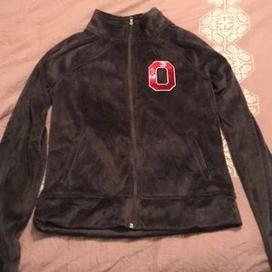 Victoria’s Secret PINK OSU fuzzy jacket